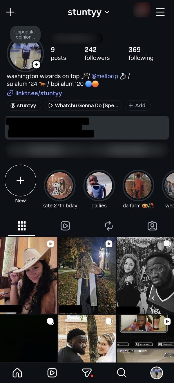 stuntyy's Instagram profile