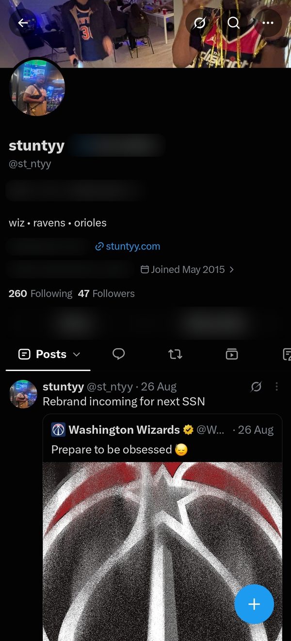 stuntyy's X profile